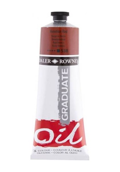 Daler Rowney Graduate Yağlı Boya 200 ML 538 Venatian Red