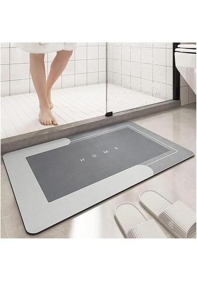 Su Emici Banyo Paspası Kaymaz Tabanlı Su Emici Yapı 50 X 70 Cm Büyük Boy Çok Amaçlı Banyo Paspası Kolay Temizlenir Karışık-çok Renkli