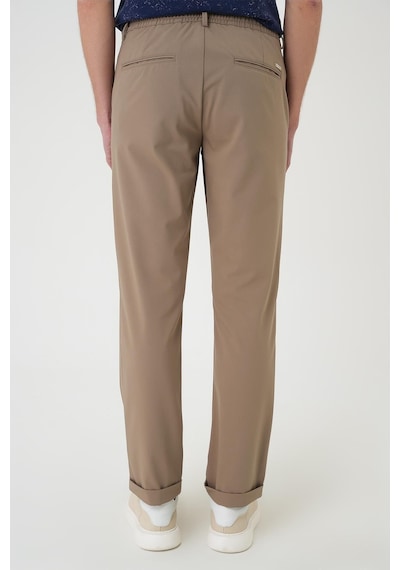 Efor Comfort Fit Beli Lastikli Bej Jogger Pantolon P 1185 Bej