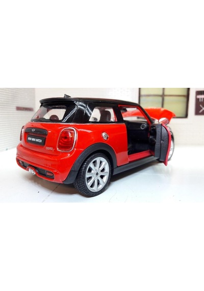 Welly New Mini Hatch Kırmızı-siyah 1/24 Model Araba