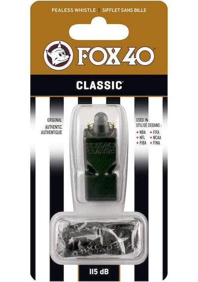 Fox 40 Classic Official Düdük Siyah - İpli 9901-0008 Çok Renkli
