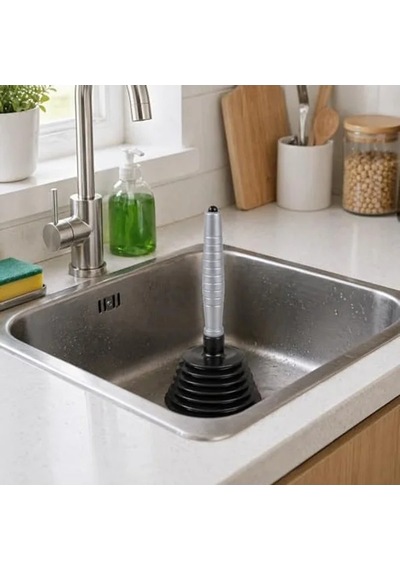 25 Cm Körüklü Lavabo Pompası, Tıkanıklık Açma İçin Etkili Vakumlu Pompa