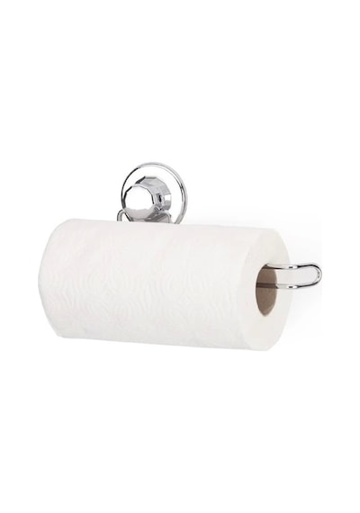 Hem Vantuzlu Hem Vidalı Banyo Aksesuarı 3 Lü Set Kare Havluluk + Tuvalet Kağıtlığı + Kağıt Havlu Askısı Gri