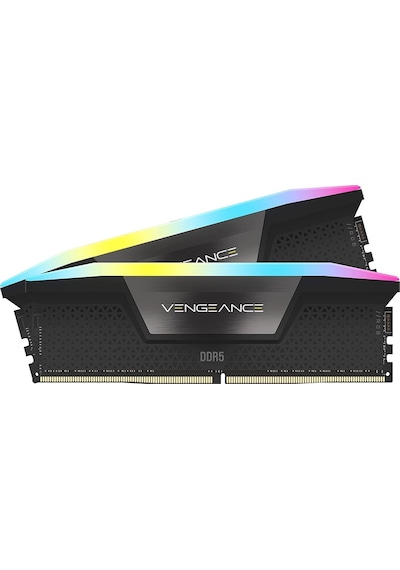 Corsaır Vengeance Rgb Ddr5 Ram 32gb 2x16gb 6200mhz Cl36 Intel Xmp İcue Uyumlu Bilgisayar Belleği - Siyah
