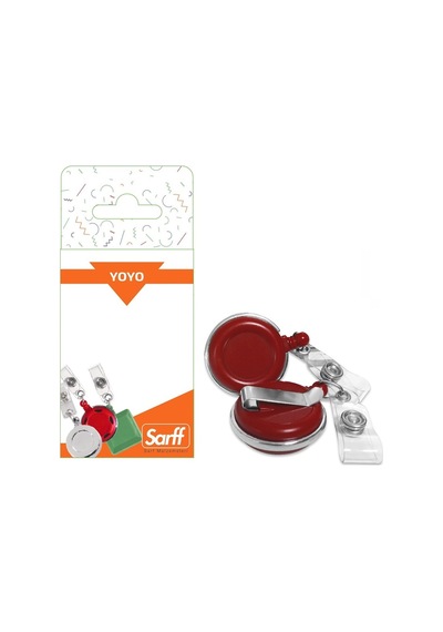 Sarff Yuvarlak Kancalı Lüx Kırmızı Yoyo Blister - 2adet