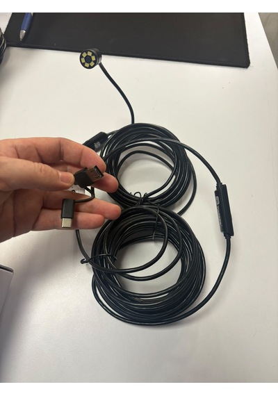Uninet Android Ve Bilgisayar Uyumlu 15mm 15m Kablolu Genis Ac Ilı Yılan Kamera