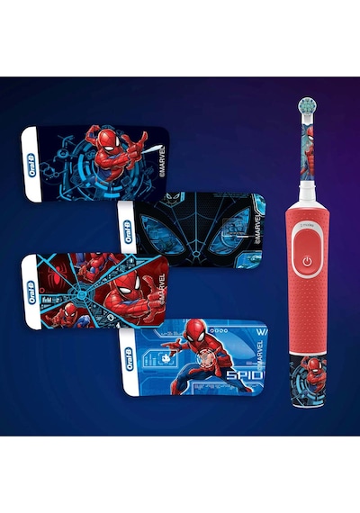 Oral-B D100 Kids Elektrikli Şarj Edilebilir Diş Fırçası Spiderman
