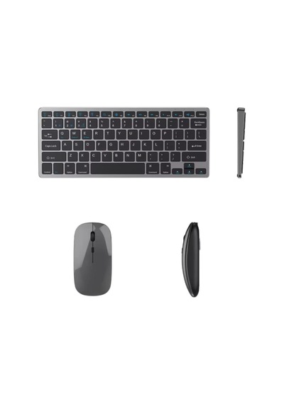 Sessiz Kullanım Sunan Bluetooth Klavye Mouse Seti Çoklu Cihaz Uyumlu Diğer