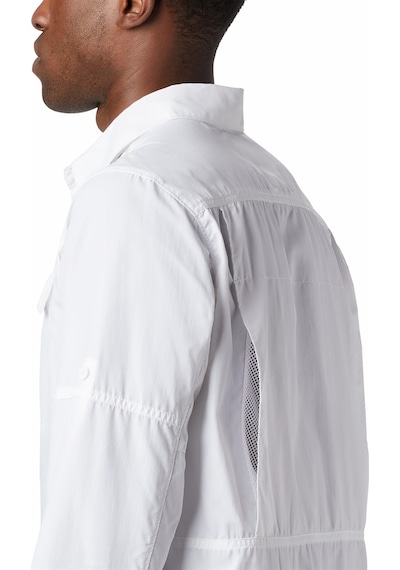 Columbia Silver Ridge2.0 Long Sleeve Shirt Erkek Gömlek - 100 Beyaz