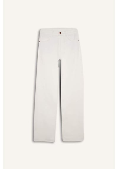 Defacto Afra X Defacto Low Rıse Wıdeleg Düşük Bel Jean Pantolon H5365ax26smwt1 Beyaz-wt1