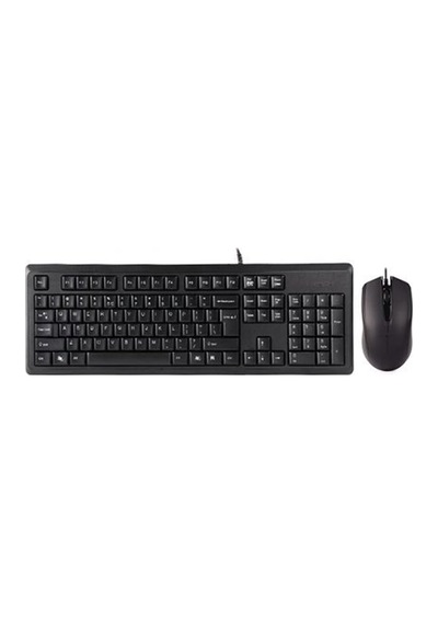 A4 Tech Kr-9276, Siyah, Usb Kablolu, Türkçe Q, Multimedya, Klavye Mouse Set