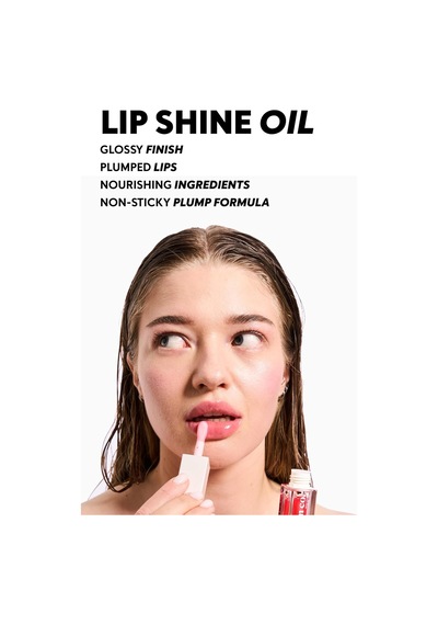 Dudak Parlatıcısı Nemlendirici Besleyici Lip Oil Gloss, Dudak Yağı, Ahududu Aromalı, E Vitamini