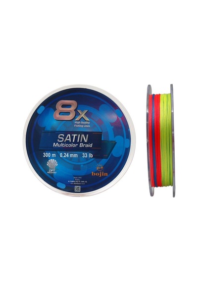 DFT Bojin 8X Satin M.Color İp Misina 0.24 mm 300 m