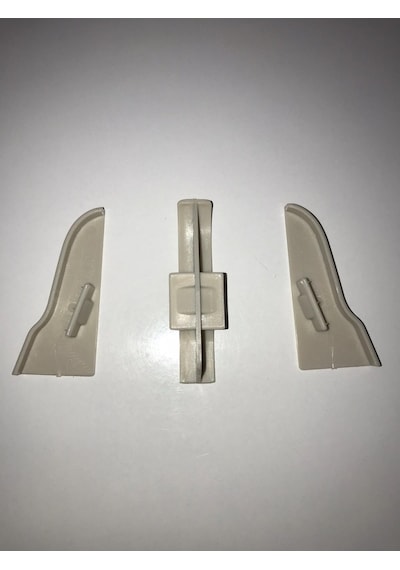 Laminat Parke Süpürgelik Köşe Bağlantı Elemanı 6 CM Beyaz  Renk