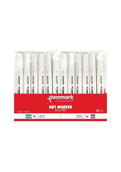 Penmark Markers Art Brush Kalem 72 Li Set Çok Renkli