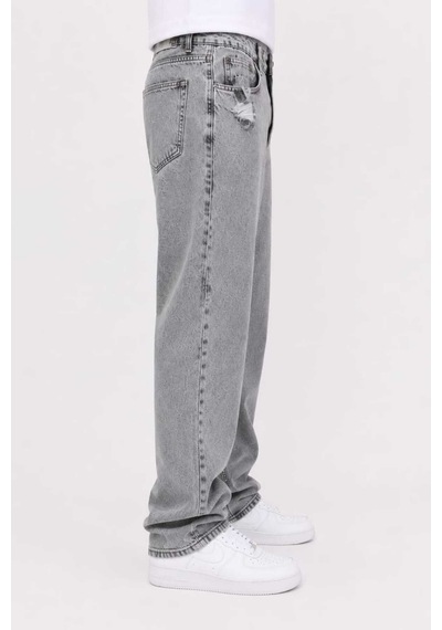 We11eleven Erkek Gri Yıkamalı Bol Paça Jean Pantolon Oversize Baggy Rahat Kesim Kot Pant... Mavi We11eleven Erkek Gri Yıkamalı Bol Paça Jean Pantolon Oversize Baggy Rahat Kesim Kot Pant... Mavi