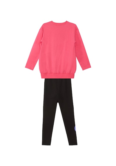 Denokids Kanka Kediler Kız Çocuk T-shirt Tayt Takım