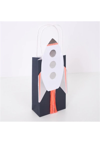Meri Meri - Rocket Party Bags - Roket Parti Çantaları - 8'li Tüm Yaşlar