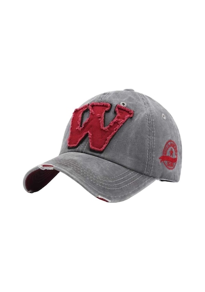 Tezzgelsin Unisex Eskitme W Ayarlanabilir Beyzbol Kep Şapka Baseball Şapka Gri