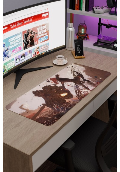 Expedition 33 Kaymaz Dikişli Kauçuk Oyuncu Mousepad V2 - 70x30 Xl Gaming Mouse Pad Fare Altlığı