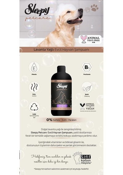Sleepy Petcare Evcil Hayvan Islak Havlusu+ Şampuan