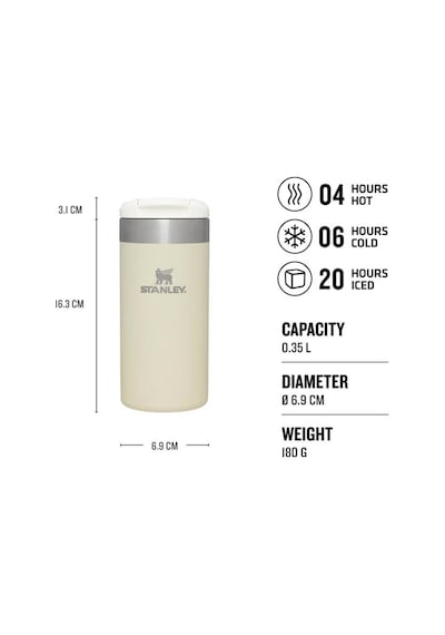 Stanley The Aerolight Transit Termos Bardak 0.35 L - Krem