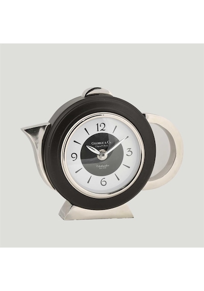 Vitale Metal Sılver Black Çaydanlık Saat 6 20 17 C