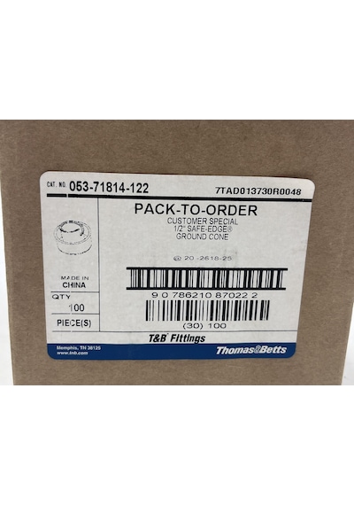 Thomas & Betts 053-71814-122 1/2'' Çelik Topraklama Konisi 100 Adet