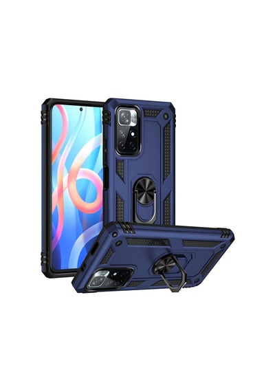 Rba Aksesuar Poco M4 Pro 5g Kılıf Rba Vega Kapak - Mavi Mavi