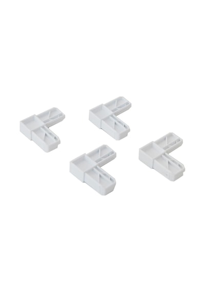 Sineklik Köşe Takozu 17X25Mm Beyaz - 4 Adet