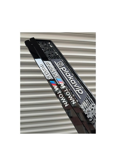App Plakalık 2 Adet Mat Piano Black Bmv Plakalık Uyumlu - 842410694