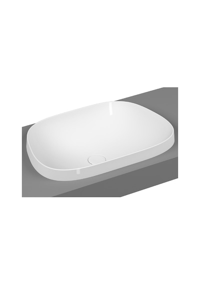 VitrA Frame 5653B401-0016 Tezgah Üstü TV Lavabo Mat Beyaz 58 CM