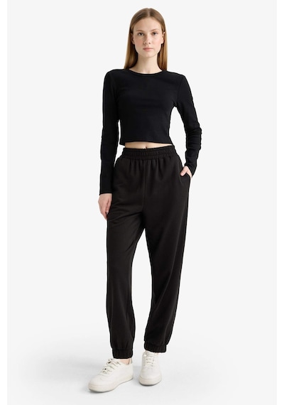 Defacto Beli Lastikli Jogger Eşofman Altı X5391az25wnbk81 Siyah-bk81 Defacto Beli Lastikli Jogger Eşofman Altı X5391az25wnbk81 Siyah-bk81