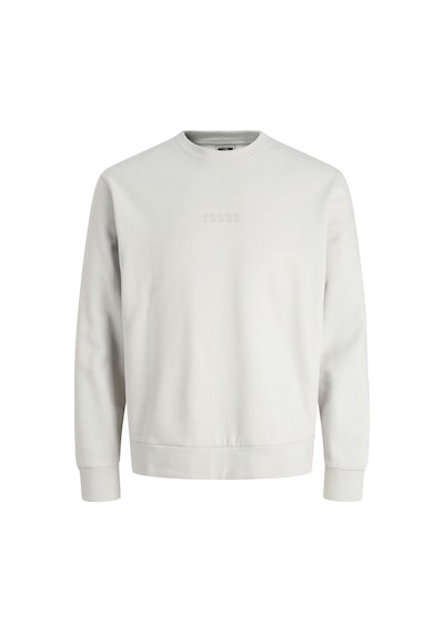 Jack & Jones Jack Jones Küçük Yazı Baskılı Erkek Sweatshirt 12282821 Krem