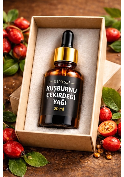 Life %100 Saf Kuşburnu Çekirdeği Yağı 20 Ml Soğuk Sıkım & Cilt Yenileyici