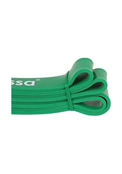Avessa Latex Güç Bandi 32 Mm Sert 208cm X 3,5 X 32mm Yeşil Açık Bej