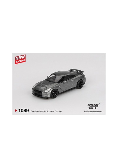 Mini Gt 164 Nissan Gt-r 2013 Dark Metal Gray Nismo R35 Crs Version Mgt01089-bl
