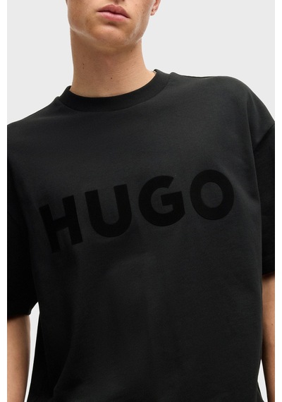 Hugo Erkek T Shirt 50525765 001 Siyah Siyah