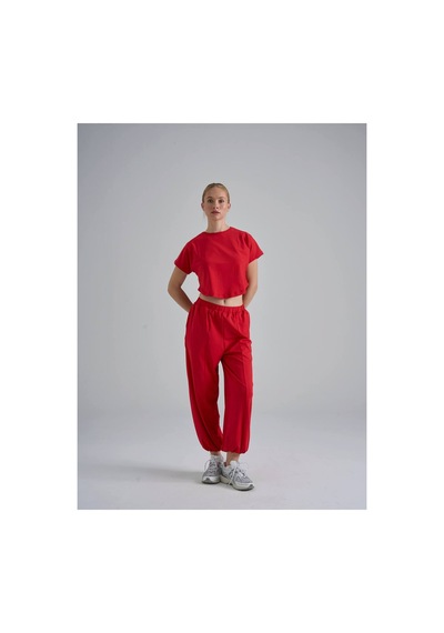 Lismina Balon Pantolon - Jogger Kırmızı