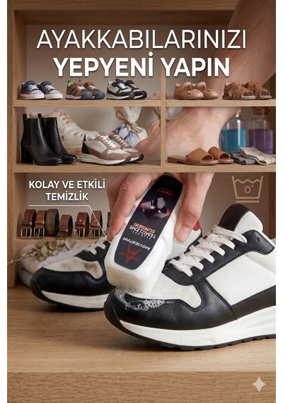 Qramed Moviestar Orthopedix Ayakkabı Temizleme Süngeri 75ml Çok Renkli