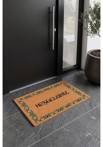 Villadia Home Textile Kapı Önü Paspası Kaymaz Taban Dekoratif Paspas Ev Giriş Antre İç Ve Dış Mekan Paspası 45x70 Cm 11ypycoco