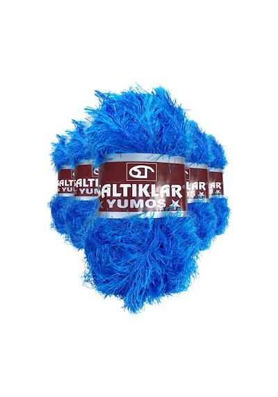 Tedar 5 Adet Yumoş Sakallı El Örgü Ipi Yünü 03 Najmaddin (No:1) 8.5Cm X 10.5 Cm