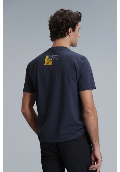 Lufian June Modern Grafik T- Shirt Antrasit Antrasit 111020192100110 111020192100110 Antrasit