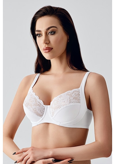 Newbra Kadın Balenli Toparlayıcı Sütyen - Beyaz