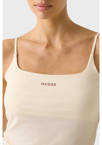 Guess Bayan Top V6gp18 K3470 G047 Beyaz Beyaz