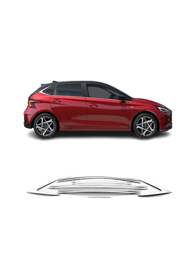 Hyundai İ20 Cam Çıtası Komple Set Çerçevesi Kromu Nikelajı 2020 Sonrası