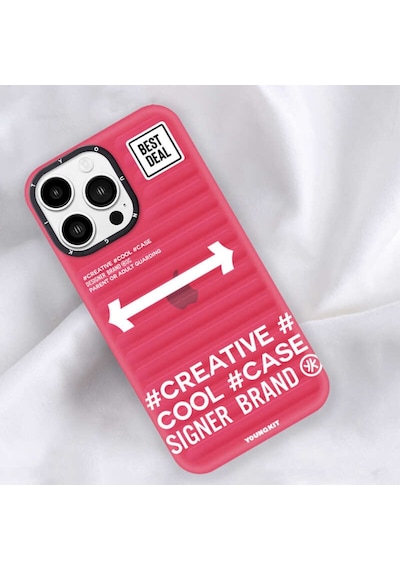 Apple Uyumlu iPhone 13 Pro Max Kılıf Youngkit Luggage Firefly Serisi Kapak