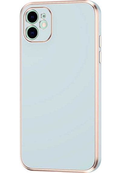 Mobilteam Apple Uyumlu iPhone 11 Bark Kılıf-mavi Açık Mavi Açık