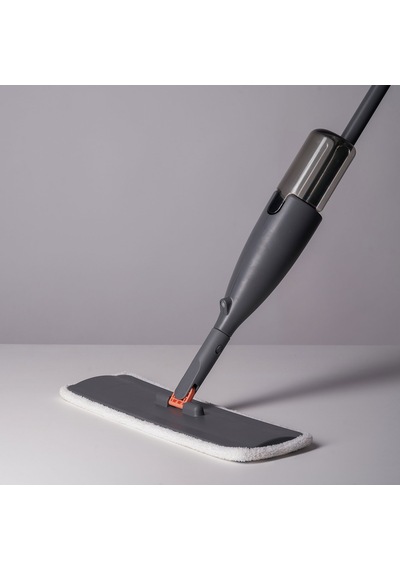 Vallettaa Prandelli Sprey Mop Ve 4 Adet Mikrofiber Mop Bez - Antrasit - 127 Cm