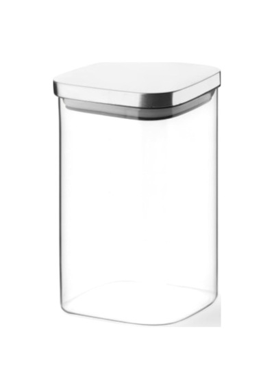 Balsa 1100ml Sızdırmaz Vakumlu Metal Kapaklı Borosilikat Cam Kavanoz Hava Geçirmez & Dayanıklı Gıda Saklama Kabı 10cm X 17cm Çok Renkli
